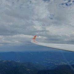 Flugwegposition um 15:35:58: Aufgenommen in der Nähe von Kapellen, Österreich in 2158 Meter